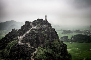 Eine Pagode in Vietnam.